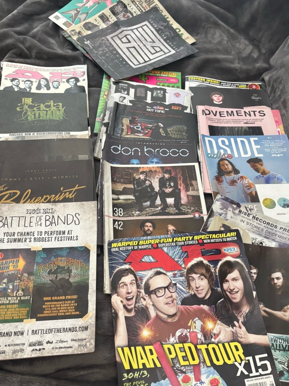 Miscellaneous AP Magazine Alt Emo Rock Band Clipping Scrapbooking Crafts